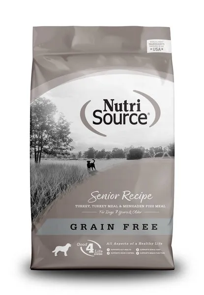 5 Lb Nutrisource Grain Free Senior Dog Food - Treat